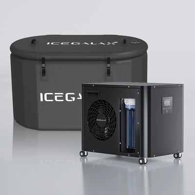 Icegalax Cold Plunge System Inflatable Ice Bath Tub with Water Chiller