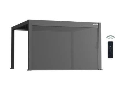 Motorized Roller Shades with 8% Openness Mesh Fabric