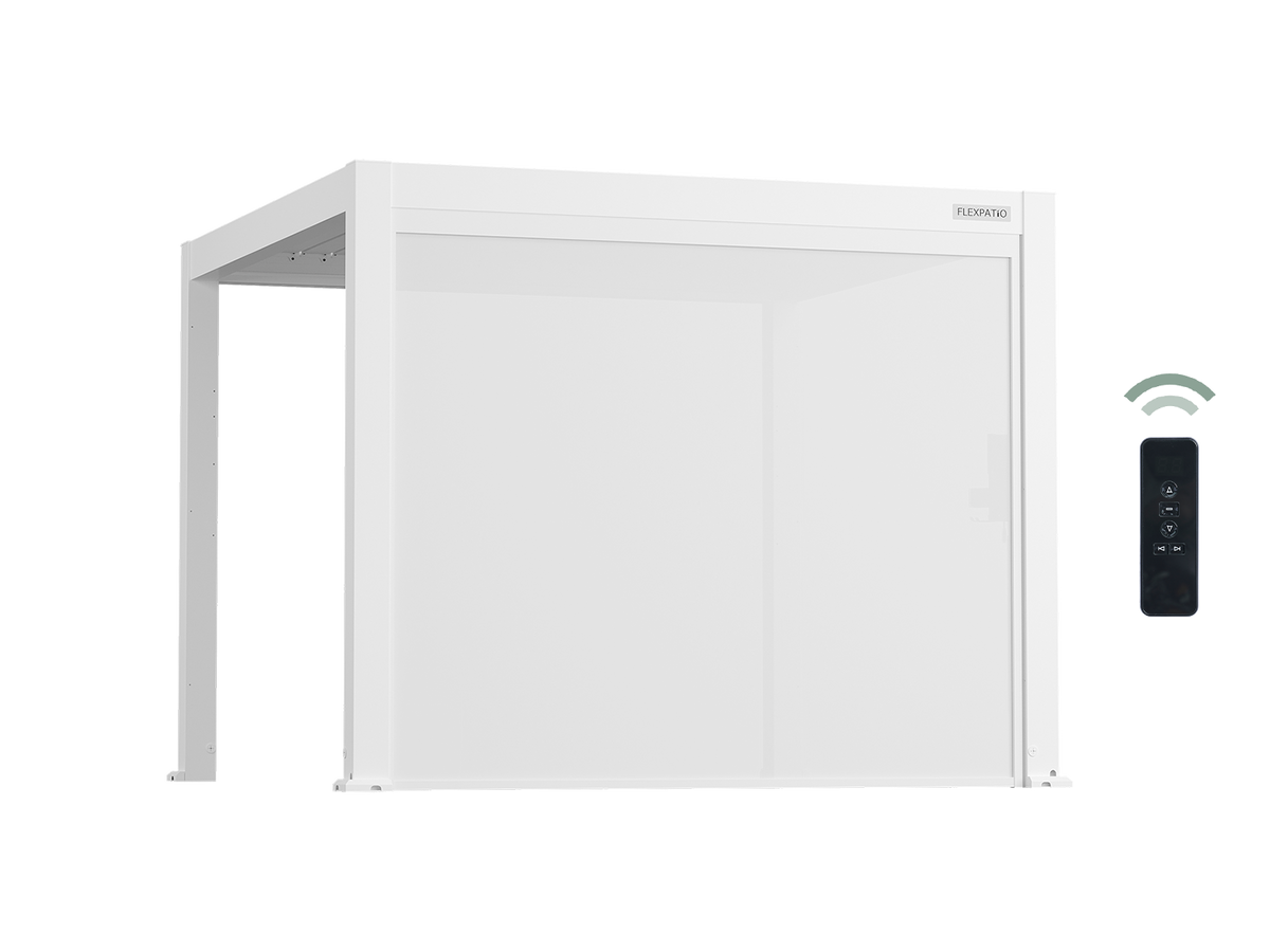 Motorized Roller Shades with 8% Openness Mesh Fabric