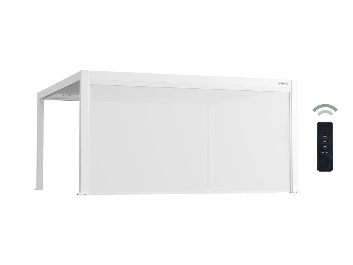 Motorized Roller Shades with 8% Openness Mesh Fabric