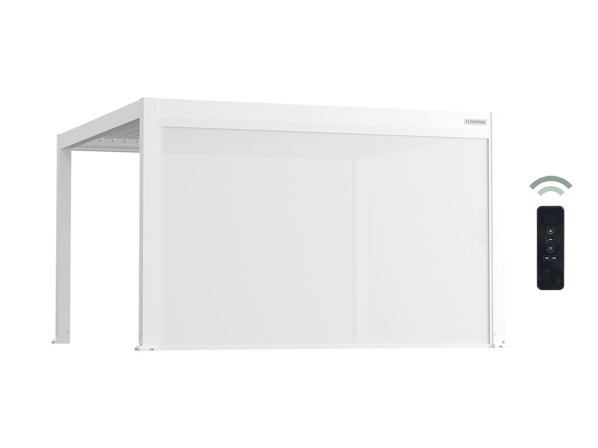 Motorized Roller Shades with 8% Openness Mesh Fabric