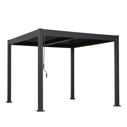 Scott Living Byron Outdoor Pergola with Adjustable Louvered Roof