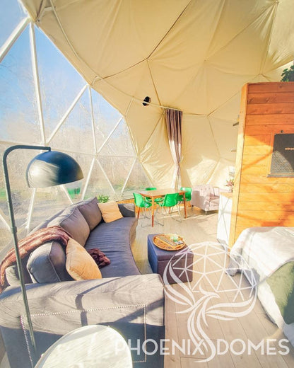 Phoenix Domes 4-Season Deluxe Glamping Package Dome 23' 7M
