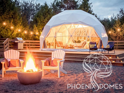 Phoenix Domes 4-Season Deluxe Glamping Package Dome 23' 7M