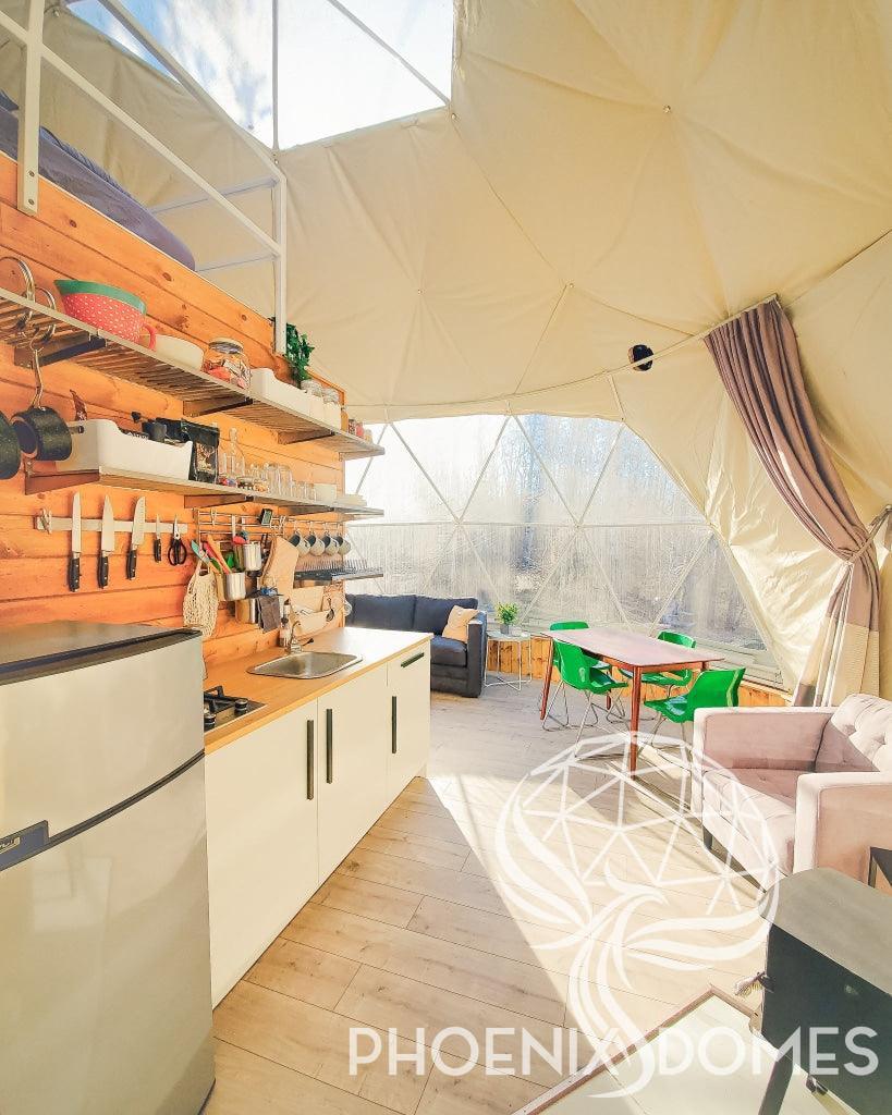 Phoenix Domes 4-Season Deluxe Glamping Package Dome 23' 7M