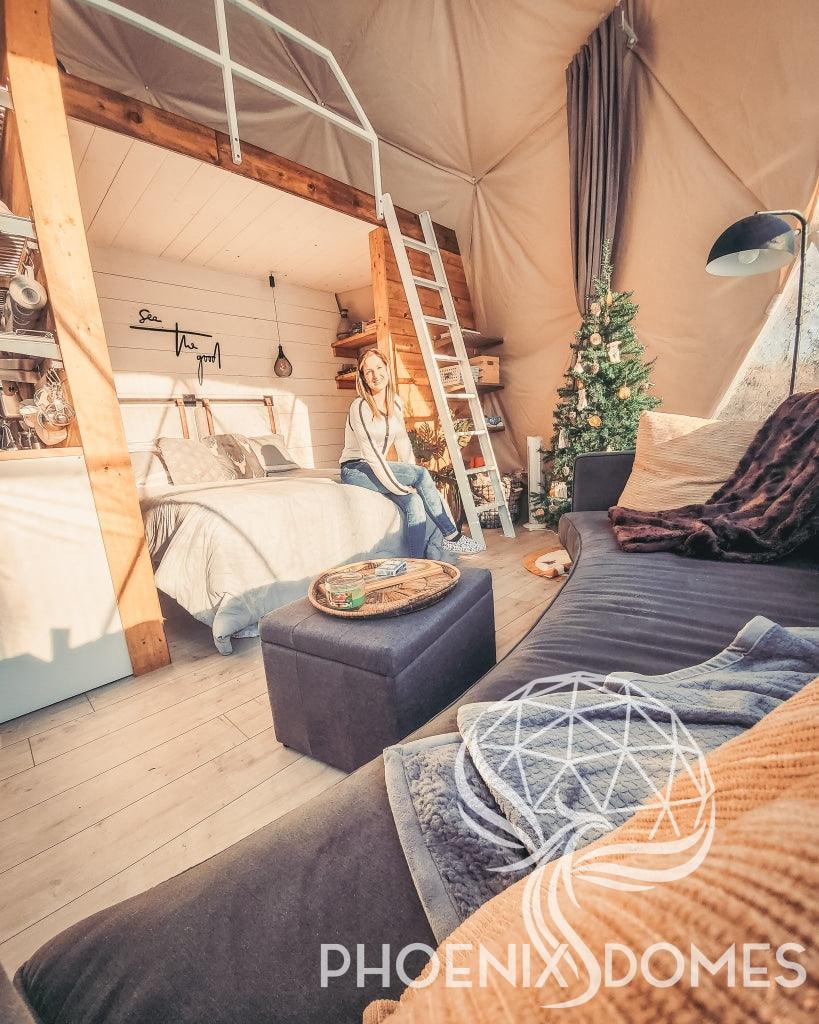 Phoenix Domes 4-Season Deluxe Glamping Package Dome 23' 7M