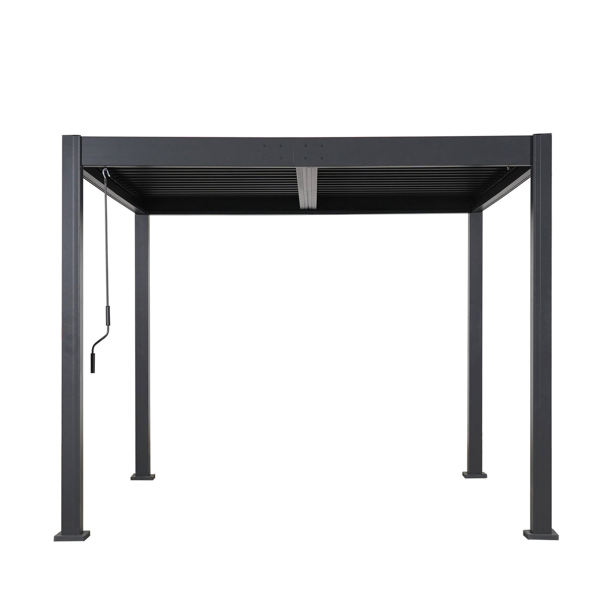 Scott Living Byron Outdoor Pergola with Adjustable Louvered Roof