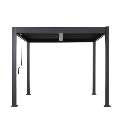 Scott Living Byron Outdoor Pergola with Adjustable Louvered Roof