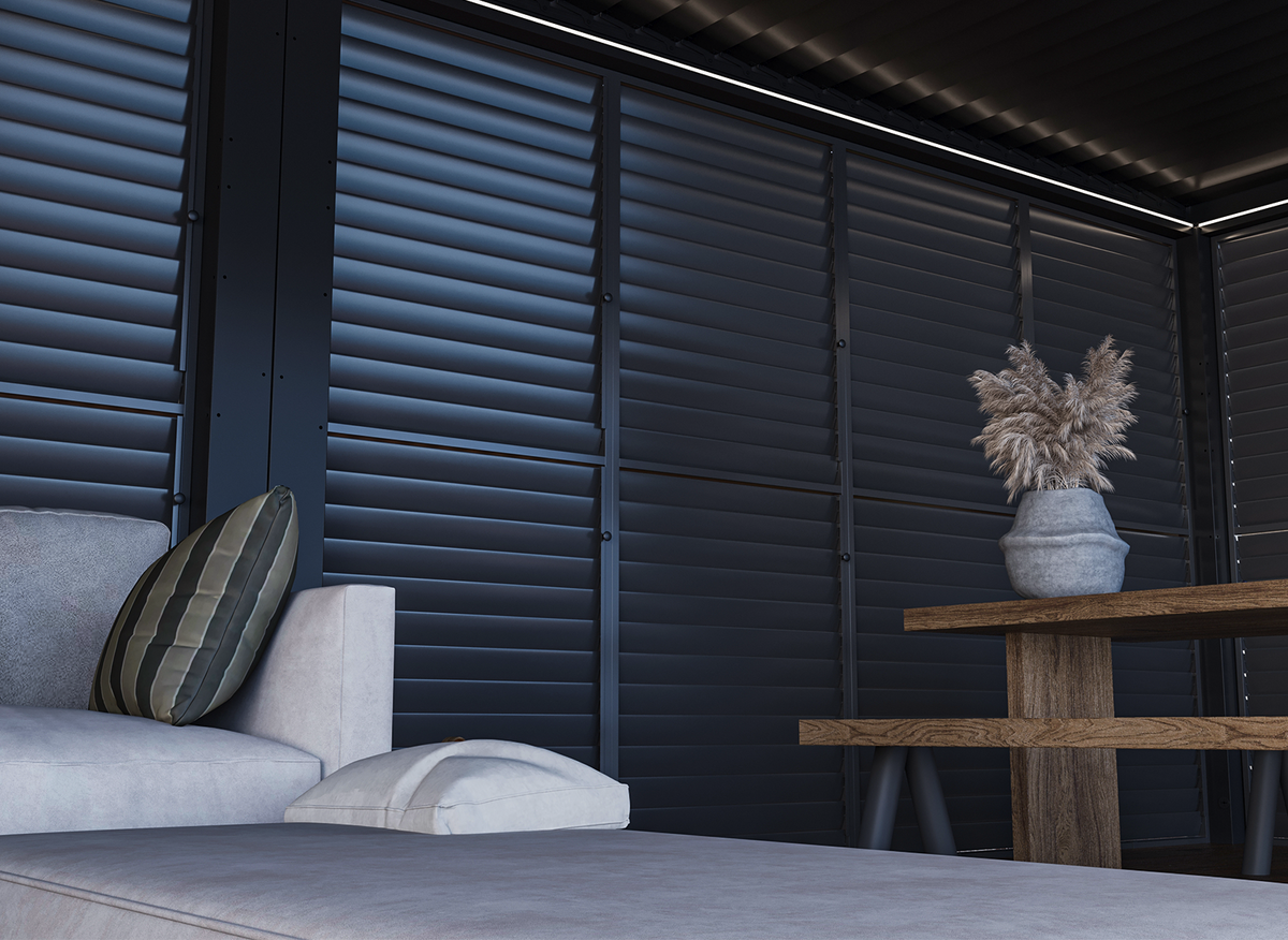 FlexPatio Privacy Shutter Walls