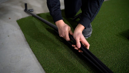 GolfBays SimBox Golf Simulator Enclosure with HD Impact Screen