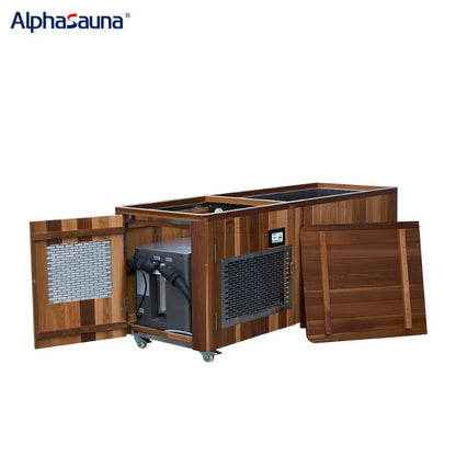 Cedar Cold Plunge Tub with 1.5HP Chiller