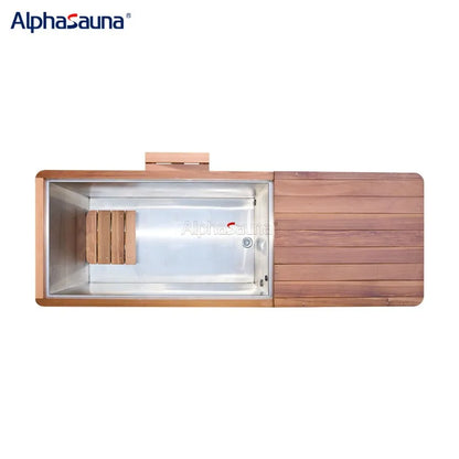 Cedar Cold Plunge Tub with 1.5HP Chiller