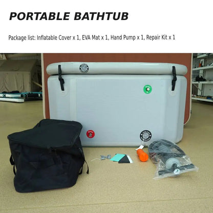 Icegalax Cold Plunge System Inflatable Ice Bath Tub with Water Chiller
