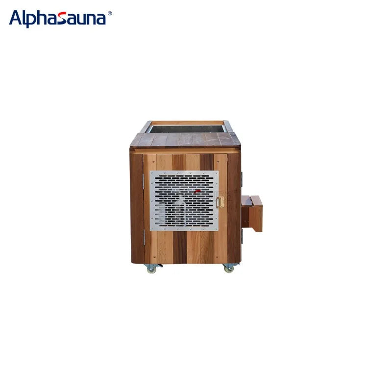 Cedar Cold Plunge Tub with 1.5HP Chiller
