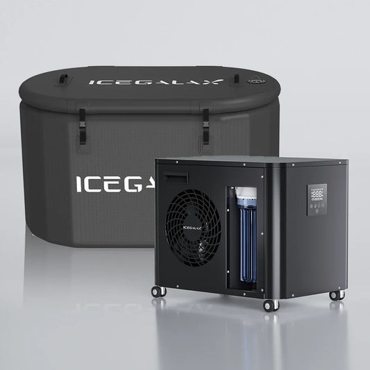 Icegalax Cold Plunge System Inflatable Ice Bath Tub with Water Chiller