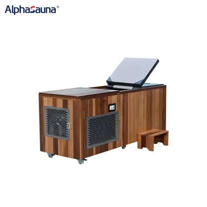 Cedar Cold Plunge Tub with 1.5HP Chiller