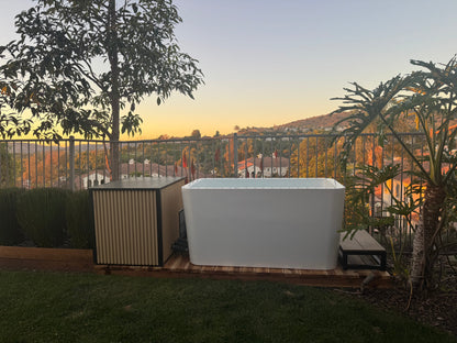 RevX Acrylic X Tub Cold Plunge with LUX Chiller