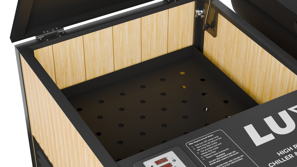 RevX Acrylic X Tub Cold Plunge with LUX Chiller